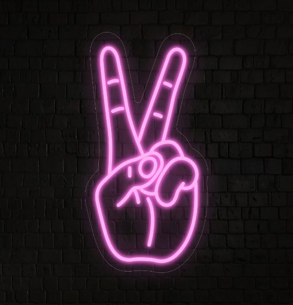 Peace Neon Sign
