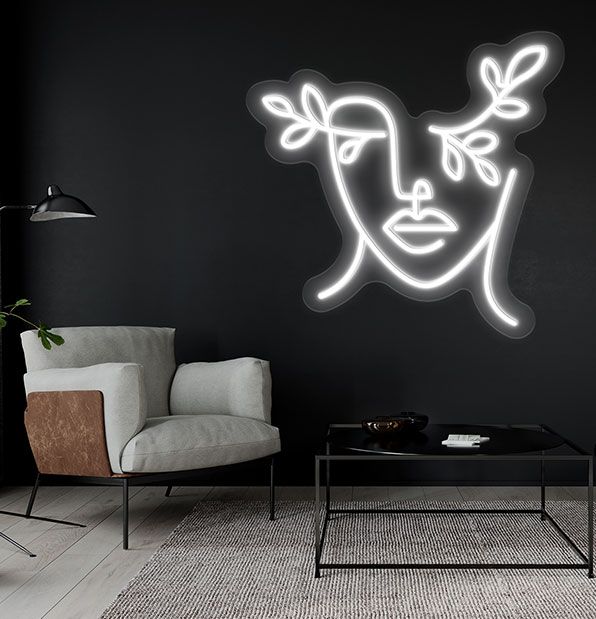 A Pretty Face Neon Sign