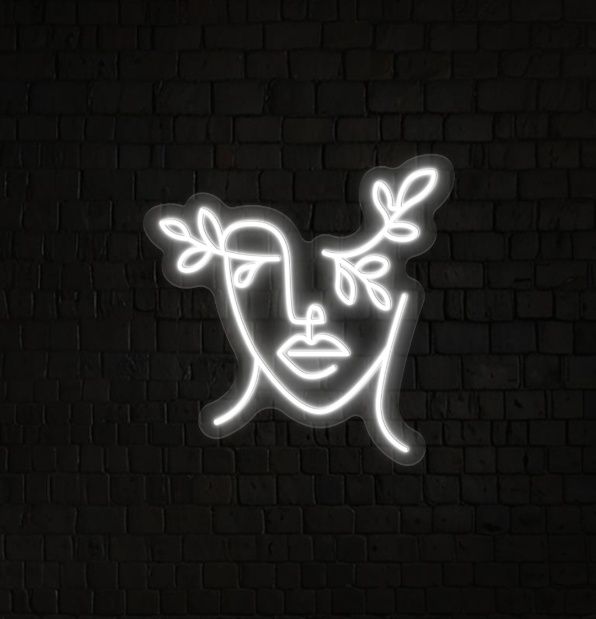 A Pretty Face Neon Sign