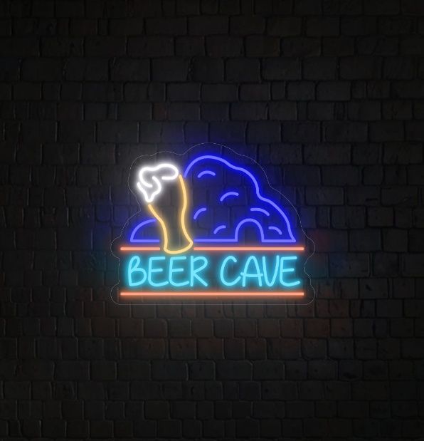 Beer Cave Neon Sign