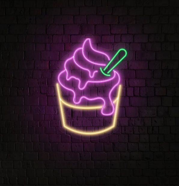 Cupcake Light Sign