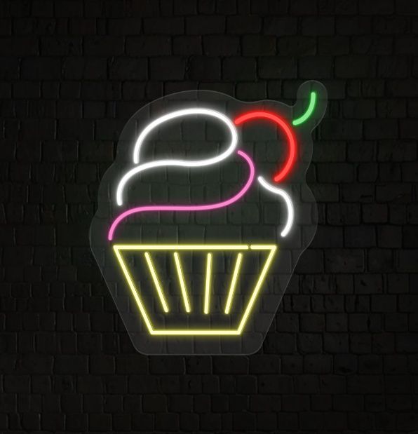 Cupcake Neon Sign