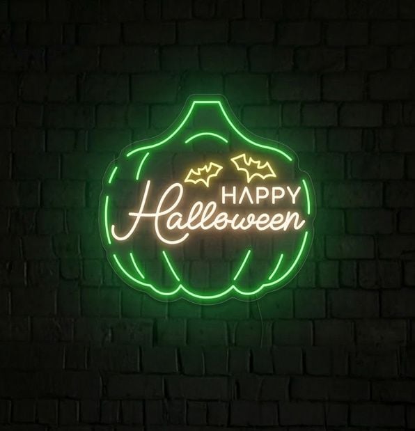 Happy Halloween Neon Sign