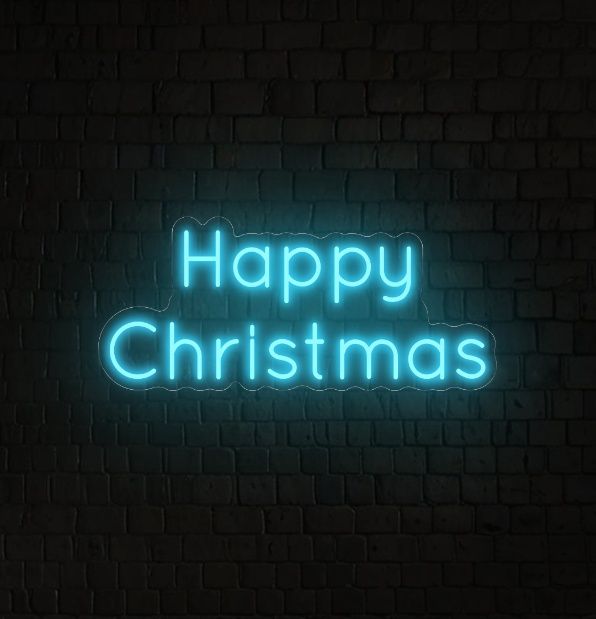 Happy Christmas Neon Light Sign