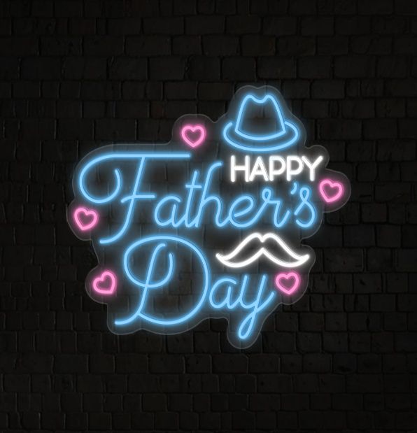 Happy Father's Day LED Sign