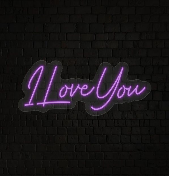 I Love You - LED Neon Sign