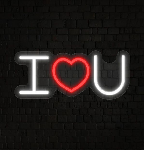 I Love You LED Sign