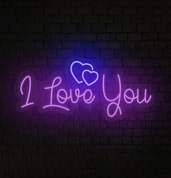 I Love You Neon Light