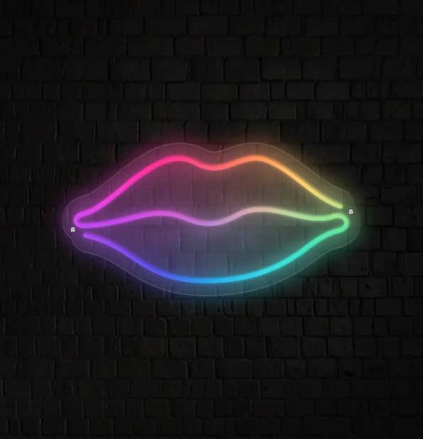 LED Lips Flow-Mo Sign
