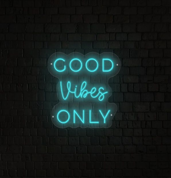 Good Vibes Only Neon Sign