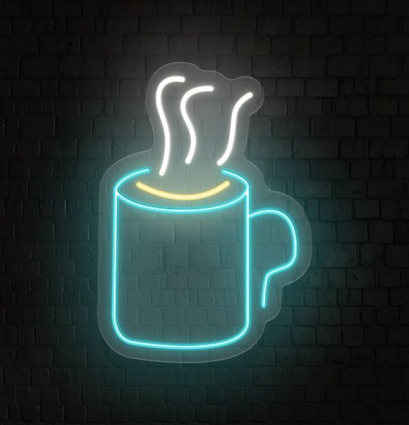 Coffee Mug Neon Light