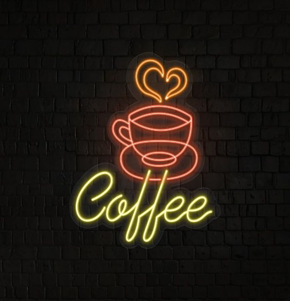 Coffee Cup Neon Sign