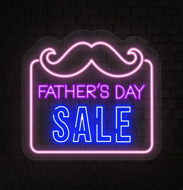 Father's Day Sale Neon Sign